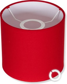 Lámpabúra álló függőlámpához Piros 20 cm e14 e27 Méretek