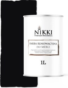 Konyhabútor Festék Szekrény Frontok Fekete RAL9005 Félmatt 1L