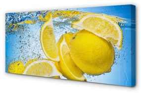 Canvas képek Lemon vízben 100x50 cm