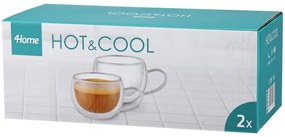 4Home Hot&Cool Thermo cappuccino pohár 270 ml, 2 db
