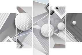 Geometriai absztrakt kép (150x105 cm)