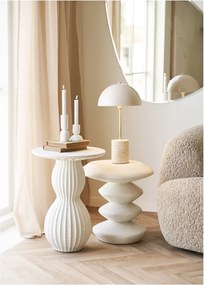 Bézs asztali lámpa fém búrával (magasság 45 cm) Sheffield – House Nordic