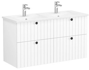 Fürdőszoba szekrény mosdóval VitrA Root 120x67x46 cm fehér matt ROOTG120WINTS
