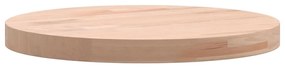 tömör bükkfa kerek asztallap Ø30x2,5 cm