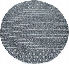 Kerek szőnyeg 160cm zsinóros hurok,külső-belső lapos