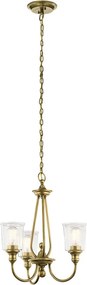Elstead Lighting WAVERLY KL-WAVERLY3-NBR Csillár 3x60W/E27