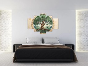 Kép – Fonott életfa (150x105 cm)