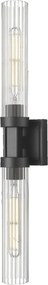 Cosmolight QUINCY W02873BK Fali lámpa 2x40W/E27 ip20
