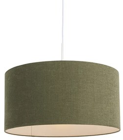 Lógólámpa fehér zöld árnyékolóval 50 cm - Combi 1