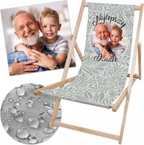 Ajándék Nagyapák Napjára Fából Készült Kertészeti Napágy A Te Fényképeddel Emléktárgy