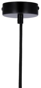 Csillár zsinóron YSTAD 1xE27/40W/230V fekete