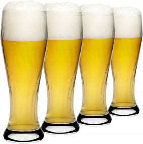 Sörös Pohár 665ml Sörös Pohár Üveg Magas Pokal 4 db