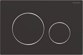 Öblítőgomb WC-hez Geberit Sigma fekete 115.882.14.1