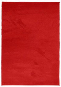 OVIEDO piros rövid szálú szőnyeg 200 x 280 cm