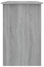 szürke sonoma színű szerelt fa íróasztal 100 x 50 x 76 cm