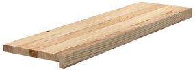 4 db tömör tölgyfa lépcsőfokok kezeletlen 90x25x2 cm