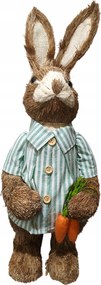 Húsvéti Dekoráció Álló Nyuszi Szalma 58X18cm Fiú