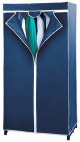 Kék szövet tárolószekrény, 160 x 50 x 75 cm - Wenko