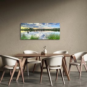 A tó és a nád képe (120x50 cm)