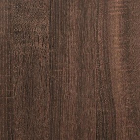 barna tölgy színű szerelt fa cipőtároló pad 102x30,5x45 cm