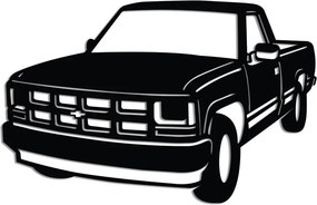 Chevrolet fém fali dekoráció, 60×39 cm
