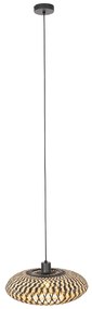 Keleti függőlámpa fekete bambuszból 40 cm - Ostrava