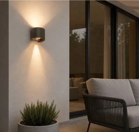 Rabalux 77217 - LED kültéri fali lámpa VIRNA 5W/230V 2700/4000/6500K IP54 bézs