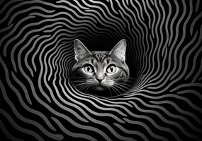 Poszter 66,5x46,5cm Hipnotizáló Macskaszem