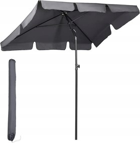 Erkély Kerti Napernyő Szürke 200 X 125 CM – Szürke