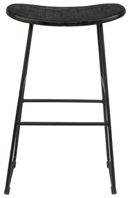 Fekete bárszék szett 2 db-os (ülésmagasság 62 cm) Tangle – White Label