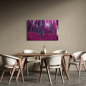 Egy rózsaszín erdő képe (90x60 cm)
