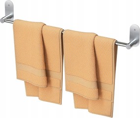 Törölközőtartó rúd 60 cm Ezüst Rozsdamentes acél SUS304