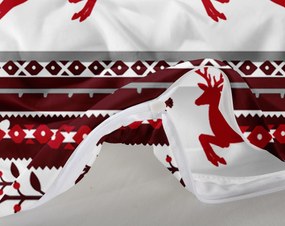 SZARVAS ÉS HÓPEHELY piros mikroszálas ágyneműhuzat