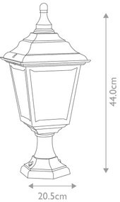 Elstead KERRY-PED-POR - Kültéri lámpa KERRY 1xE27/100W/230V IP44