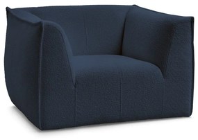 Sötétkék buklé fotel Giorgia – Bobochic Paris