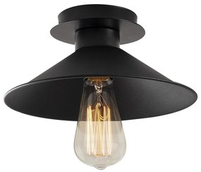 Fekete mennyezeti lámpa fém búrával ø 24 cm Berceste – Opviq lights