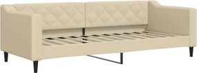 vidaXL krémszínű szövet kanapéágy 80 x 200 cm