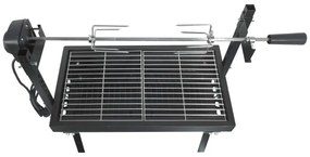 Faszenes grillsütő motorral 4W/230V fekete