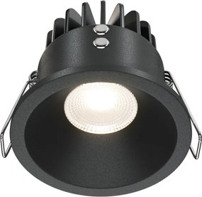 MAYTONI DL034-01-06W3K-B ZOOM Fürdőszobai Beépíthető Lámpa Fekete LED IP65
