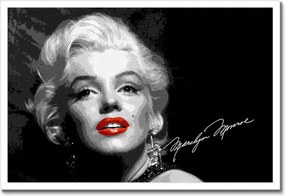 Poszterek keretben 60x40 Marilyn Monroe autogram