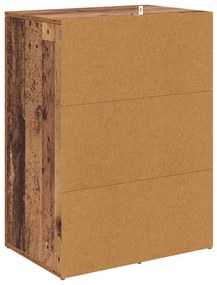 Széf fiókkal Öreg fa 59 x 39 x 80 cm Faanyag