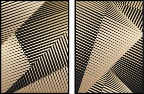Poszterek absztrakt Grafika geometria diptichon 15x21