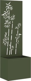 vidaXL Kertvédő vászon Oliva zöld 50 x 140 cm Hidegen hengerelt acél