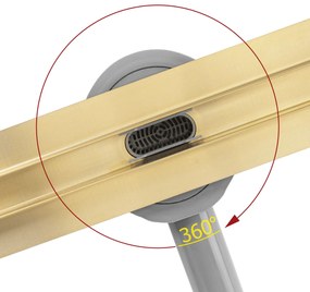 Zuhanylefolyó REA Neox Slim pro Brush Gold 60