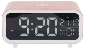 Digitális ébresztőóra vezeték nélküli töltővel Chunky LED – Karlsson