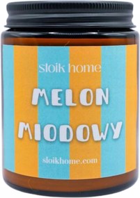 Szójagyertya Dinnye Mézes gyümölcs illatgyertya 150ml Słoik Home