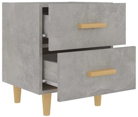 Betonszürke éjjeliszekrény 40 x 35 x 47,5 cm