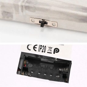 Falikép NEXOS Santa Claus 30 x 40 cm - 40x LED