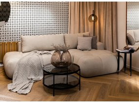 Sarokkanapé Ombre (J) (bézs + fekete) . 1099484