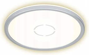 Briloner Vékony Led panellámpa, átmérő: 29,3 cm, 2400 lm, 18 W, ezüst Bri
